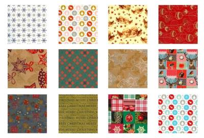 Opakowanie Papier w rolce 2/0,7m metalizowany mix (60szt)