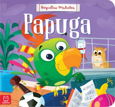 Papuga. Autor: Bogusław Michalec     Marcin Szyma     Grzegorz Petryszak. SmakLiter.pl Okładka książki Papuga