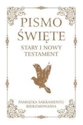 Okładka książki Pismo Święte ST i NT małe -Pam. Sakr. Bierzmowania
