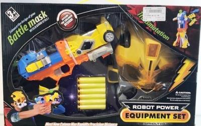 Opakowanie Pistolet pneumatyczny 6 strzałek + maska