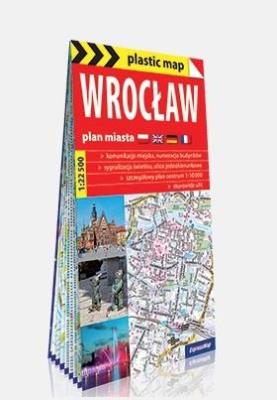Okładka książki Plastic map Wrocław 1:22 500 plan miasta