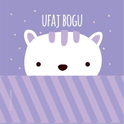 Opakowanie Podstawka korkowa - Ufaj Bogu MIŚ