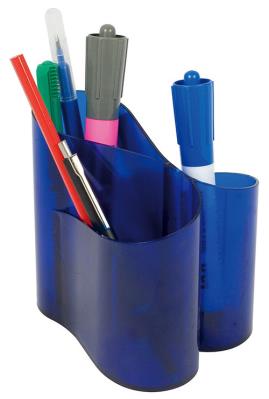 Opakowanie Przybornik na biurko ICO Lux transparentny niebieski