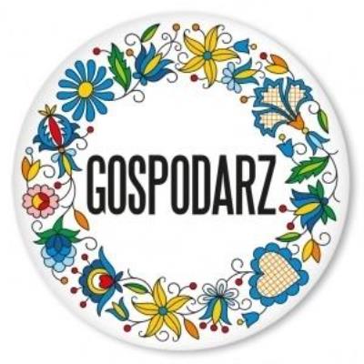 Opakowanie Przypinka duża - gospodarz kaszukska 58 mm