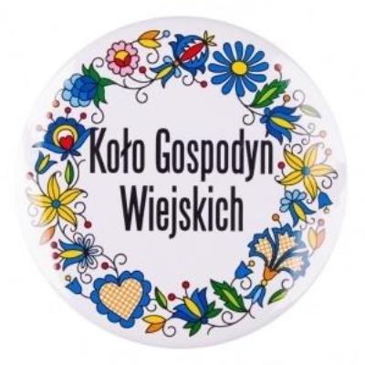 Opakowanie Przypinka duża - Koło Gospodyń.. kaszubska 58 mm