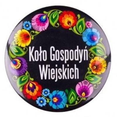 Opakowanie Przypinka duża - Koło Gospodyń.. łowicka czarna