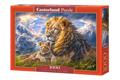 Puzzle 1000 Like Father Like Son CASTOR. Wydawca: Castorland. SmakLiter.pl Opakowanie Puzzle 1000 Like Father Like Son CASTOR