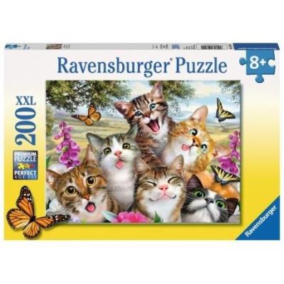 Opakowanie Puzzle 200 Zwariowane Koty XXL