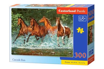Puzzle 300 Cascade Run CASTOR. Wydawca: Castorland. SmakLiter.pl Opakowanie Puzzle 300 Cascade Run CASTOR