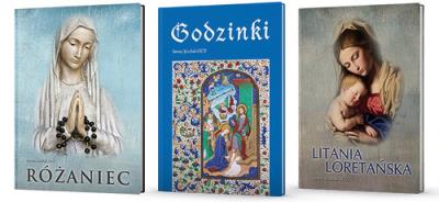 Różaniec, Godzinki, Litania loretańska. Autor: Iwona Józefiak OCV. SmakLiter.pl Okładka książki Różaniec, Godzinki, Litania loretańska
