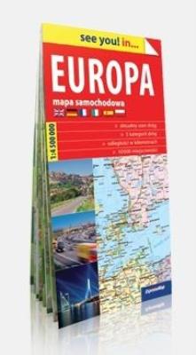 Okładka książki See you! in.. Europa. Mapa samochodowa 1: 4500000