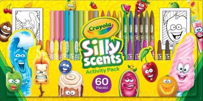 Silly Scents Zestaw 60 elementów CRAYOLA. Wydawca: Crayola. SmakLiter.pl Opakowanie Silly Scents Zestaw 60 elementów CRAYOLA