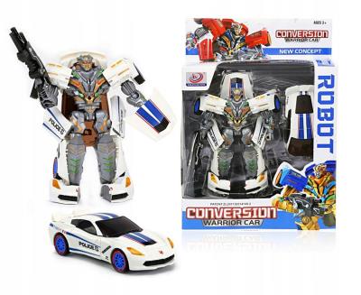 Opakowanie Składany Auto-Robot Transformers Wojownik White