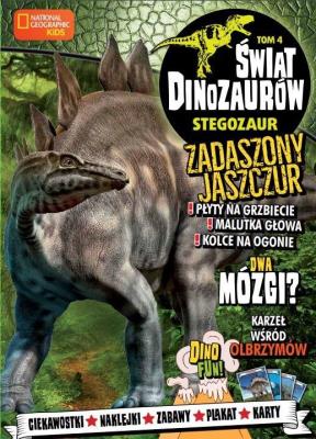 Okładka książki Świat Dinozaurów T.4 Stegozaur