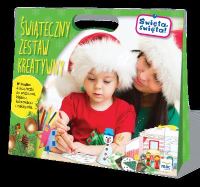 ŚWIĄTECZNY ZESTAW KREATYWNY. Autor: Opracowanie zbiorowe. SmakLiter.pl Okładka książki ŚWIĄTECZNY ZESTAW KREATYWNY