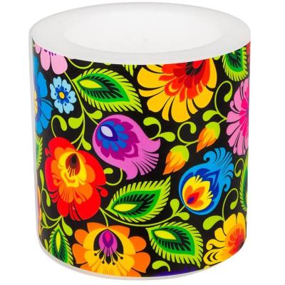 Opakowanie Świeca - łowicka czarna FOLKSTAR