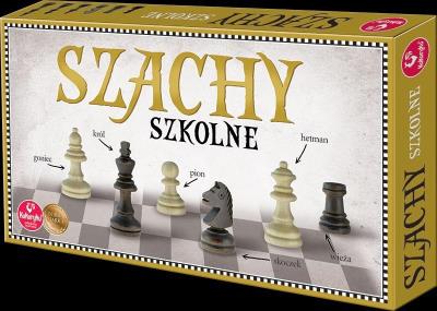Szachy szkolne. Wydawca: Adamigo. SmakLiter.pl Opakowanie Szachy szkolne