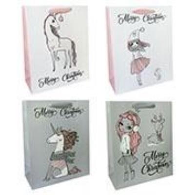 Opakowanie Torba prezentowa 26x32cm Merry Christmas (12szt)