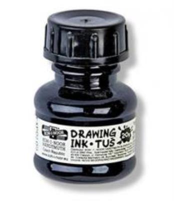 Opakowanie Tusz kreślarski czarny 20g (20szt)