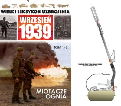 Opakowanie Wielki Leksykon Uzbrojenia Wrzesień 1939 Tom 148 Miotacze ognia