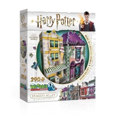 Opakowanie Wrebbit 3D Puzzle Harry Potter Madam Malkin's & Florean Fortecsue's Ice Cream 290