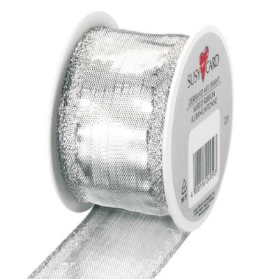 Opakowanie Wstążka 2mx40mm srebrna