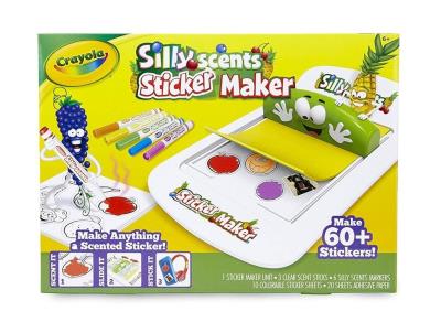 Wytwórnia pachnących naklejek CRAYOLA. Wydawca: Crayola. SmakLiter.pl Opakowanie Wytwórnia pachnących naklejek CRAYOLA