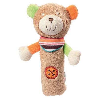 Opakowanie Zabawka do rączki z piszczałką Miś 16 cm