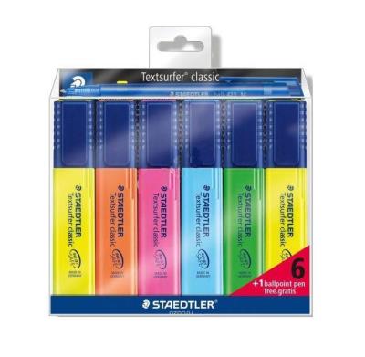 Opakowanie Zakreślacze Textsurfer 6 kolorów STAEDTLER