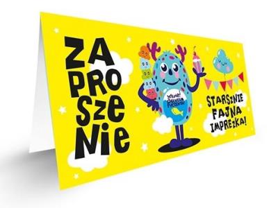 Opakowanie Zaproszenie - Potworek (5szt.)