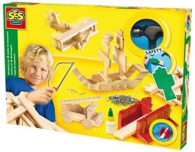 Zestaw do prac w drewnie. Wydawca: SES NL. SmakLiter.pl Opakowanie Zestaw do prac w drewnie