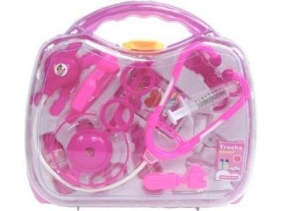 Opakowanie Zestaw lekarski w walizce różowy