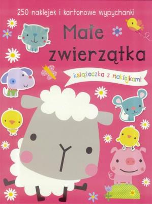 Okładka książki 250 naklejek - Małe zwierzątka