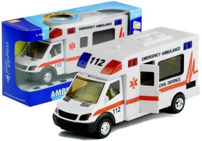 Opakowanie Ambulans karetka pogotowie jeździ gra świeci 1:48