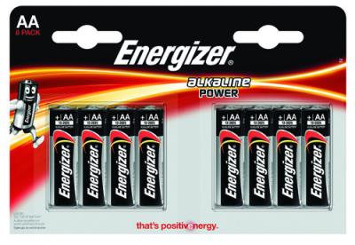 Opakowanie Bateria ENERGIZER Alkaline Power, AA, LR6, 1,5V, 8szt.