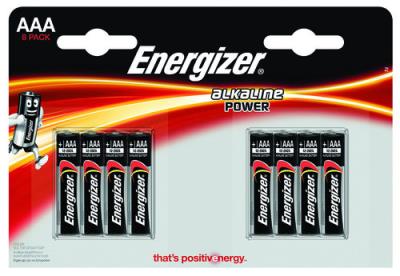 Opakowanie Bateria ENERGIZER Alkaline Power, AAA, LR03, 1,5V, 8szt.