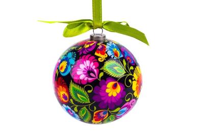 Opakowanie Bombka - łowicka czarna FOLKSTAR