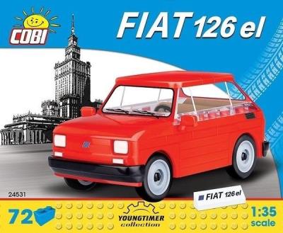 Cars Mały Fiat 126P 1994 - 1999 72 klocki. Wydawca: Cobi. SmakLiter.pl Opakowanie Cars Mały Fiat 126P 1994 - 1999 72 klocki