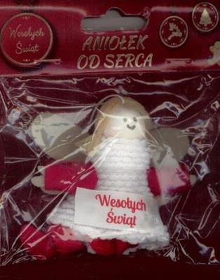 Opakowanie Dekoracja BN - Wesołych Świąt aniolek