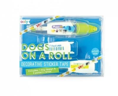 Opakowanie Dekoracyjna taśma samoprzylepna Pieski