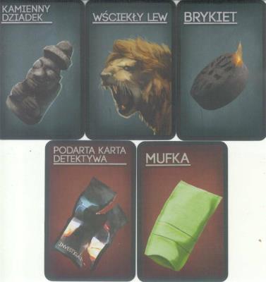 Dochodzenie - karty promo 1. Wydawca: Lucrum. SmakLiter.pl Opakowanie Dochodzenie - karty promo 1