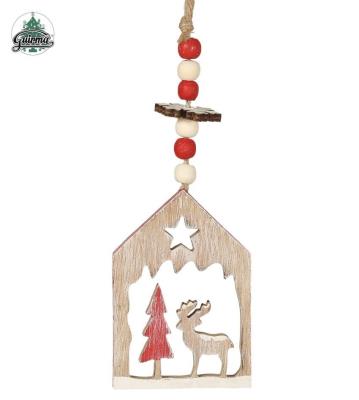 Opakowanie Drewniana ozdoba Szopka