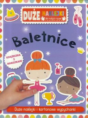 Okładka książki Duże naklejki dla małych rączek - Baletnice