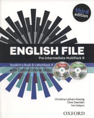 English File 3E Pre-Interm. Multip. B...+ Online... Autor: Clive Oxenden; Christina Latham-Koenig, Seligson Paul. SmakLiter.pl Okładka książki English File 3E Pre-Interm. Multip. B...+ Online..