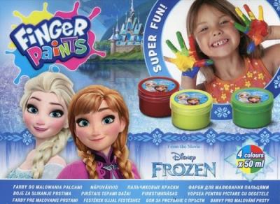 Opakowanie Farby do malowania palcami 4 kolory 50 ml