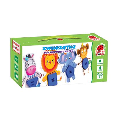 GRA EDUKACYJNA ZWIERZĄTKA DLA NAJMNIEJSZYCH RK1030-02. Wydawca: Roter Kafer. SmakLiter.pl Opakowanie GRA EDUKACYJNA ZWIERZĄTKA DLA NAJMNIEJSZYCH RK1030-02