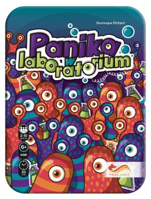 GRA PANIKA W LABORATORIUM. Autor: Ehrhard Dominique. SmakLiter.pl Okładka książki GRA PANIKA W LABORATORIUM