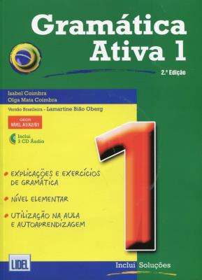 Okładka książki Gramatica Ativa 1 wersja brazylijska + 3CD