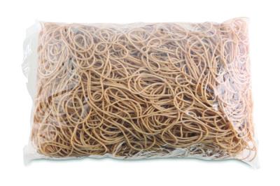 Opakowanie Gumki recepturki średnica 60mm 1000g zgrzewka naturalne Office Products