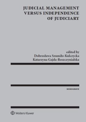 Okładka książki Judicial Management versus independence of judiciary